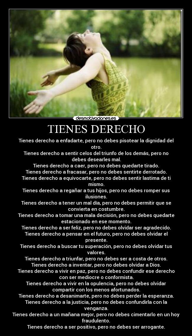 TIENES DERECHO -