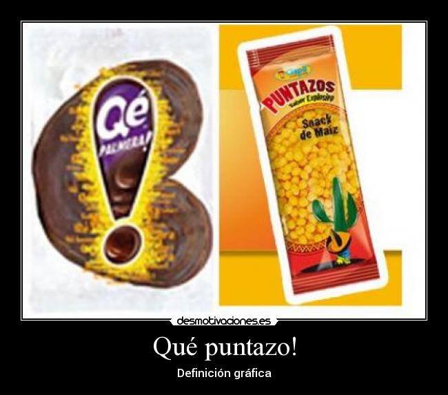 Qué puntazo! - Definición gráfica