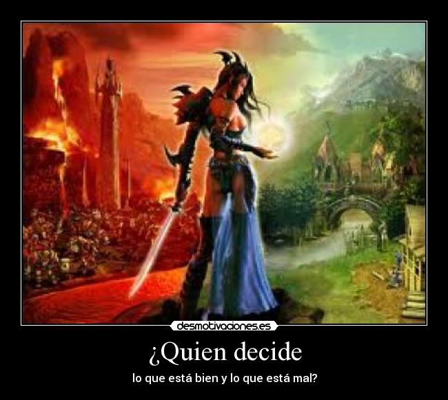 ¿Quien decide -