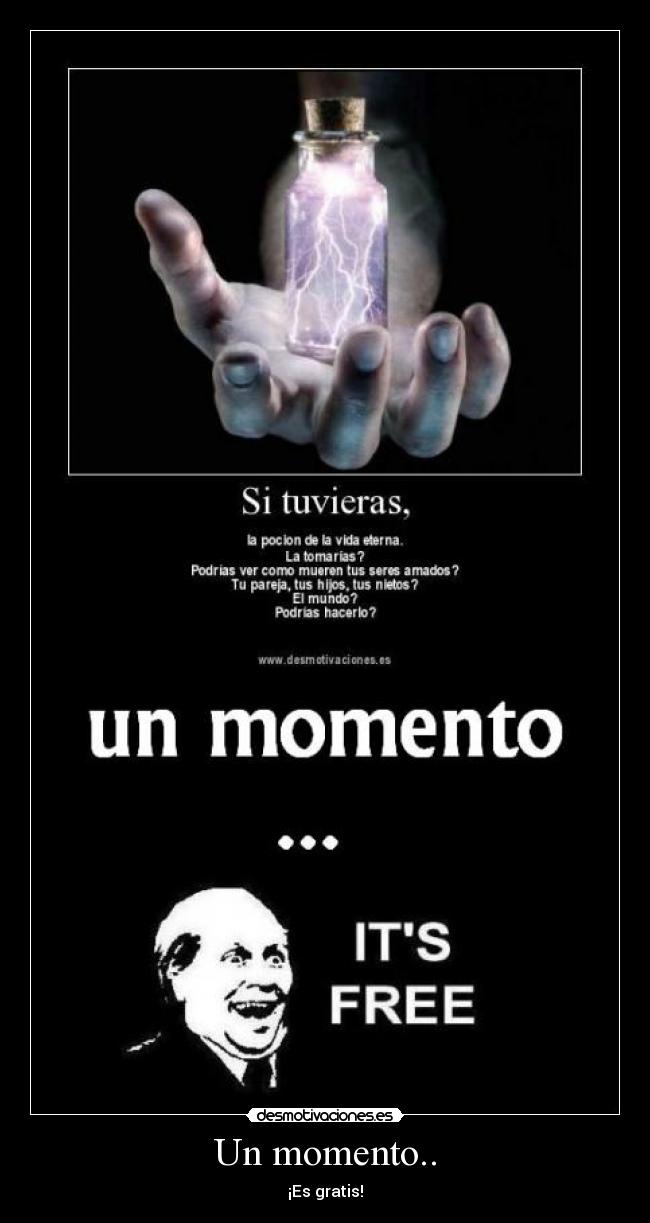 Un momento.. -