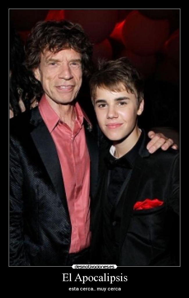 carteles bieber rolling stones mick jagger desmotivaciones