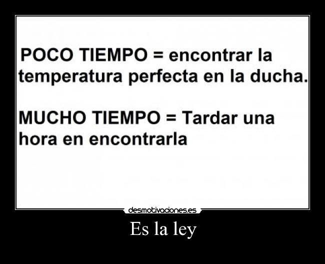 Es la ley - 
