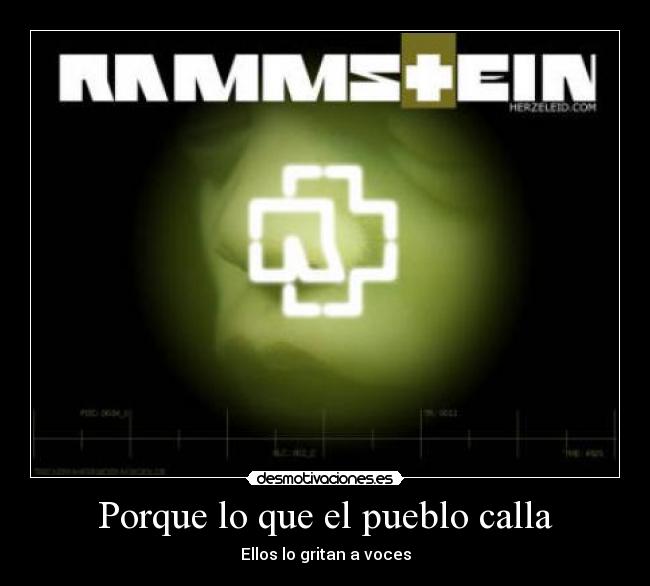 carteles rammstein desmotivaciones