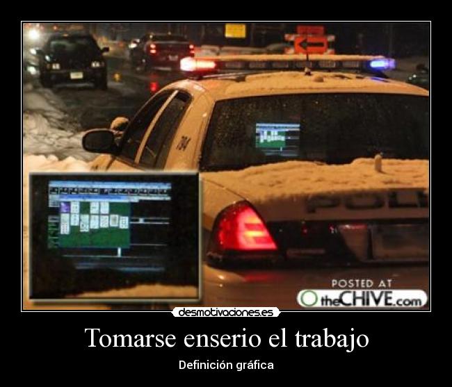 carteles trabajo tomarse enserio trabajo desmotivaciones