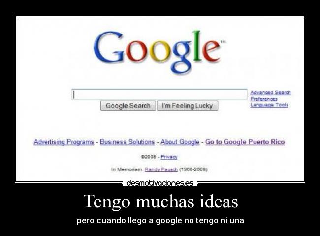 Tengo muchas ideas - 