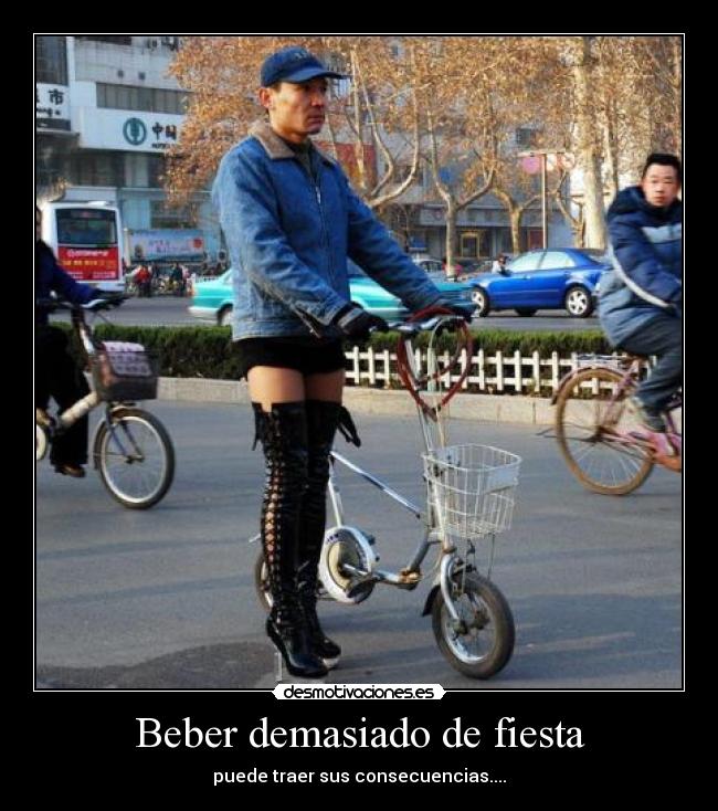 Beber demasiado de fiesta -