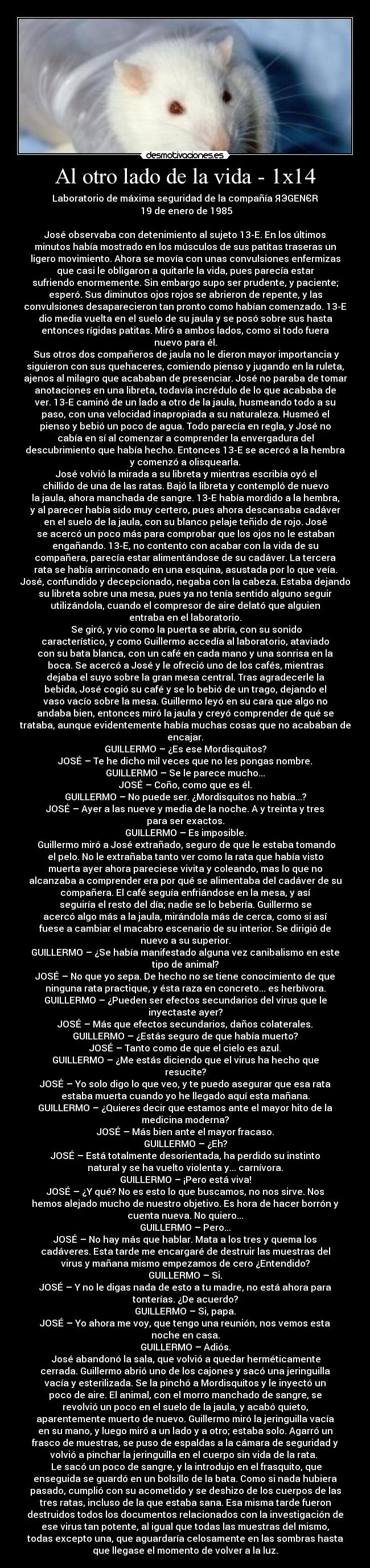 Al otro lado de la vida - 1x14 -