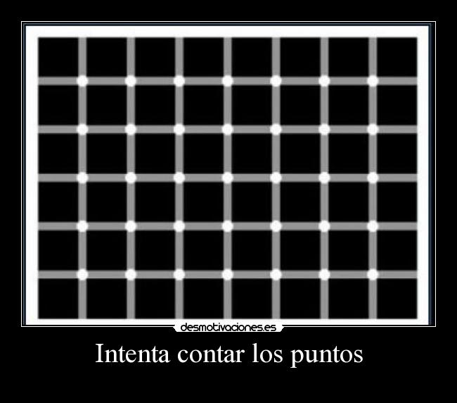 Intenta contar los puntos -