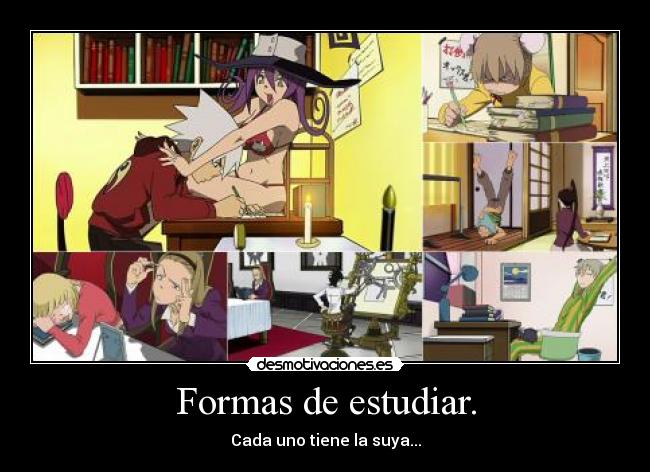 Formas de estudiar. - 