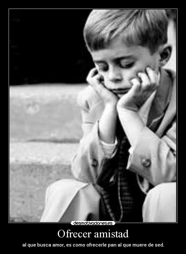 Ofrecer amistad - 