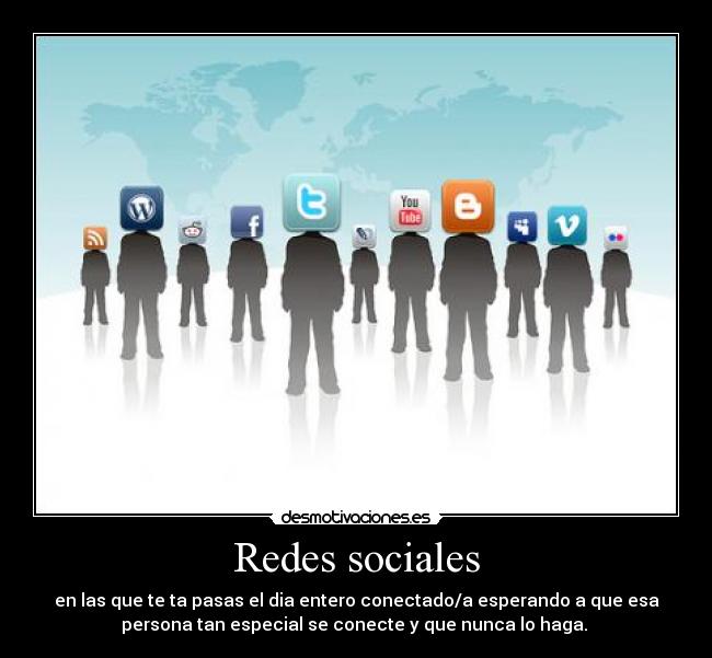 carteles redes sociales desmotivaciones