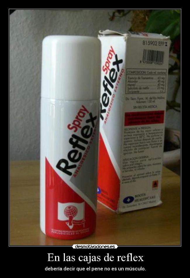 En las cajas de reflex -