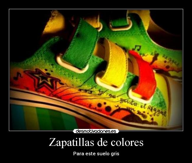 Zapatillas de colores - Para este suelo gris