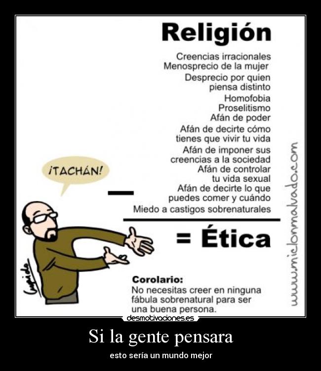 Si la gente pensara -