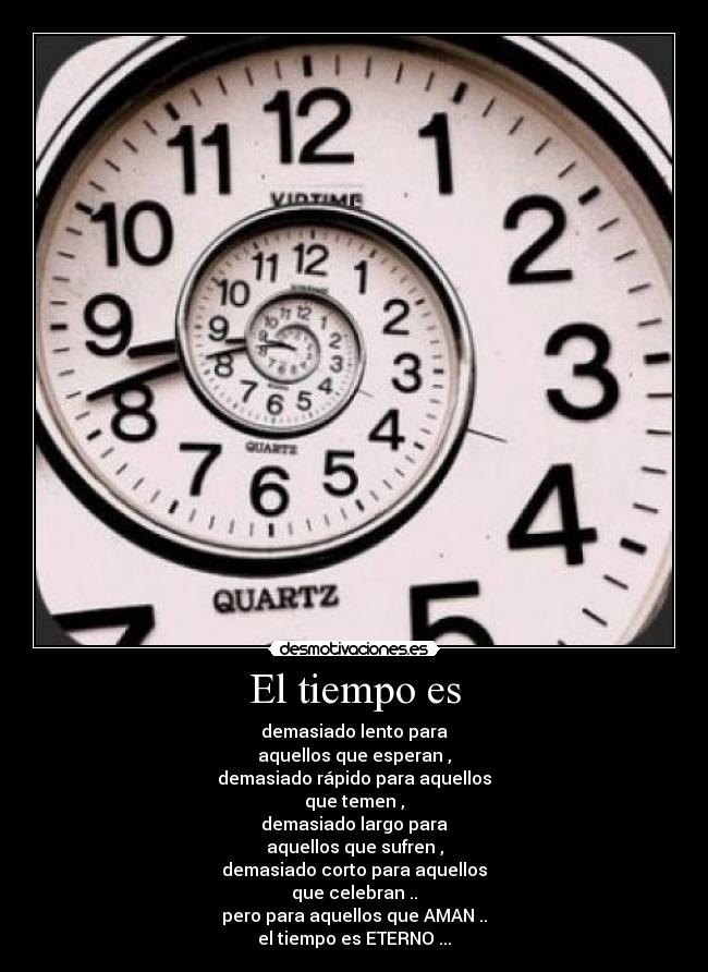 El tiempo es - 