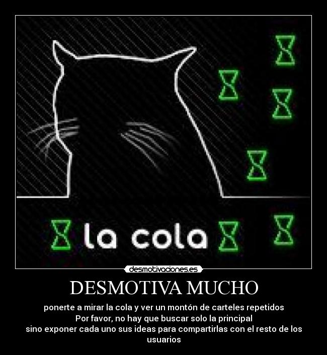 DESMOTIVA MUCHO -