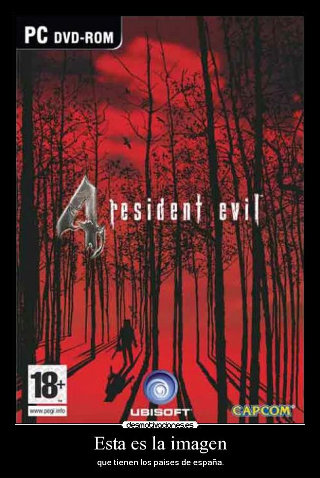 Esta es la imagen - que tienen los paises de españa.