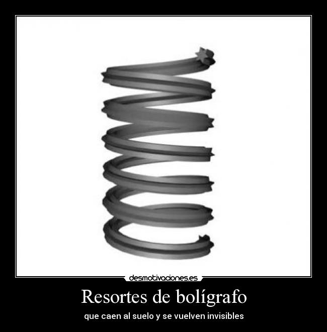 Resortes de bolígrafo -