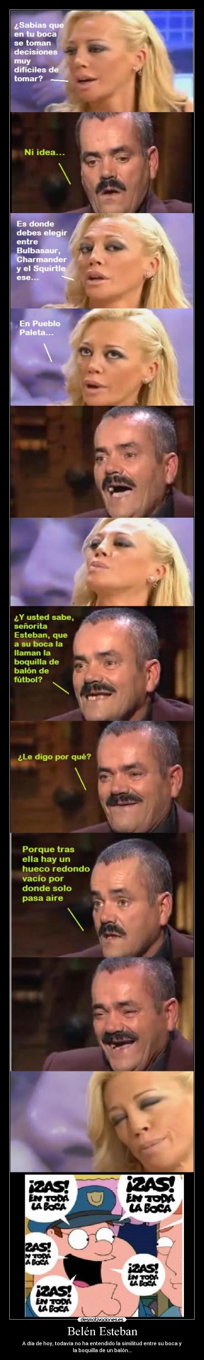 carteles belen esteban risitas jesus canal sur telecinco jorge javier andreita pollo zas toda boca desmotivaciones
