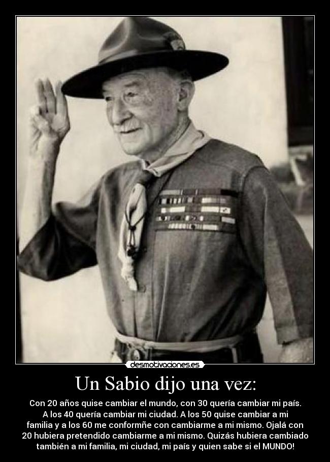 carteles baden powel sabio desmotivaciones