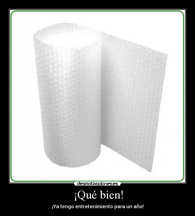 ¡Qué bien! - ¡Ya tengo entretenimiento para un año!
