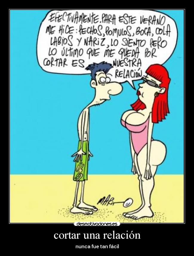 carteles cortar una relacion desmotivaciones