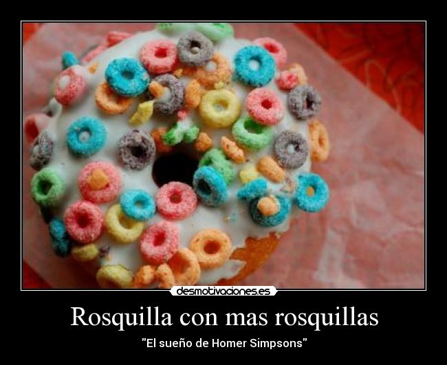 Rosquilla con mas rosquillas - 