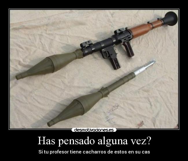 carteles profelanzacohetesbazookamisilexplosionsecreto desmotivaciones