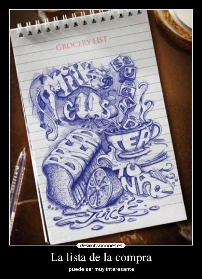 La lista de la compra -