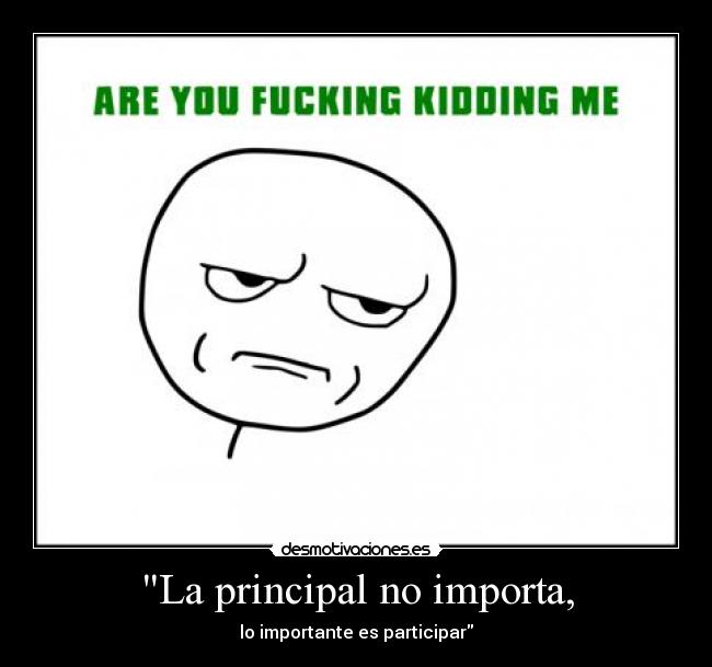 La principal no importa, - 