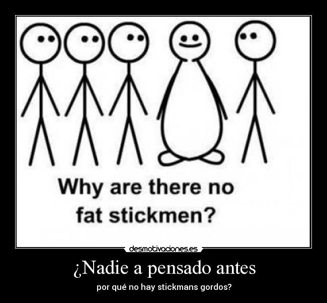 carteles stick man desmotivaciones