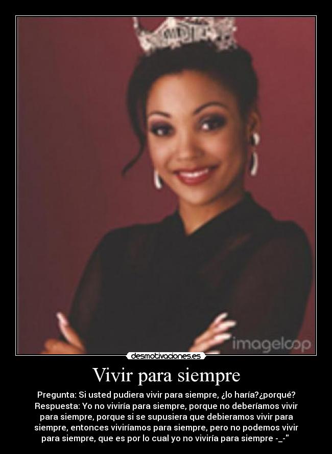 Vivir para siempre - 