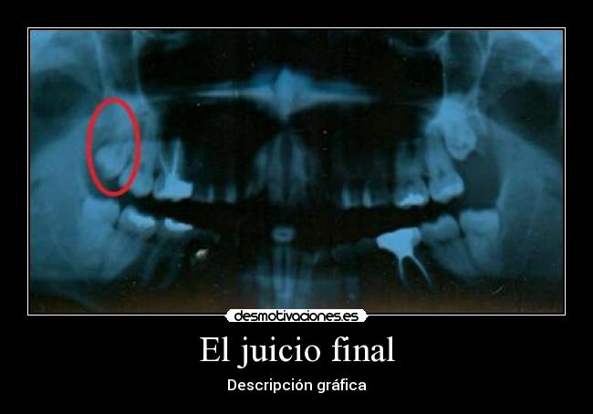El juicio final - Descripción gráfica