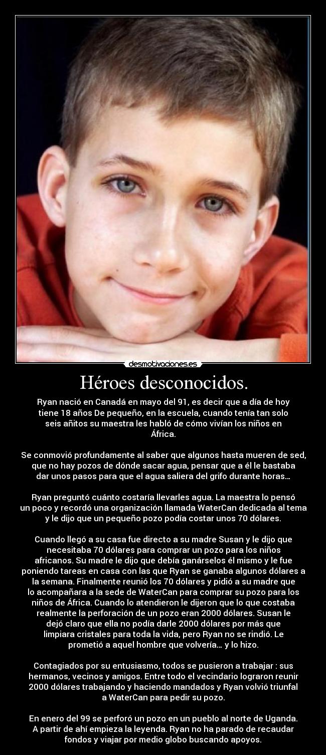 Héroes desconocidos. -