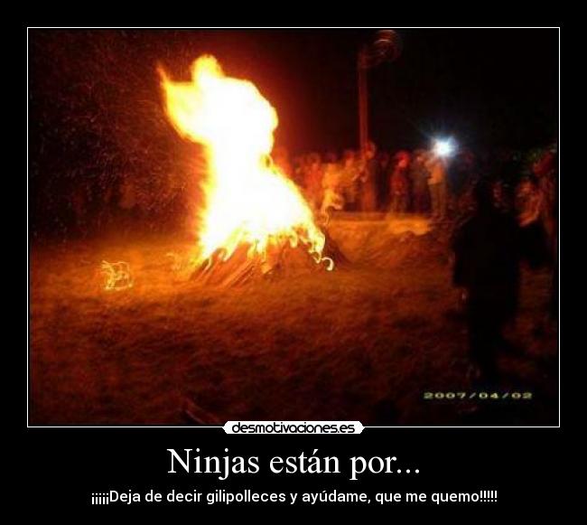 Ninjas están por... -