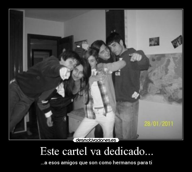 Este cartel va dedicado... - 