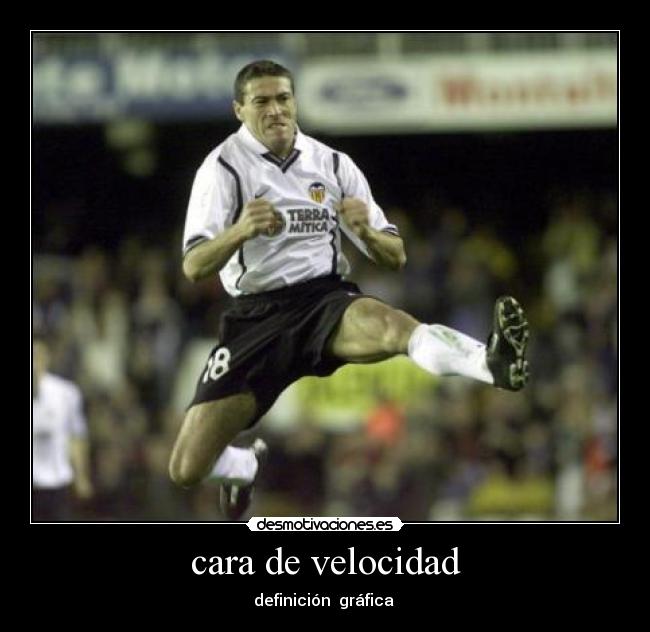 cara de velocidad - definición gráfica