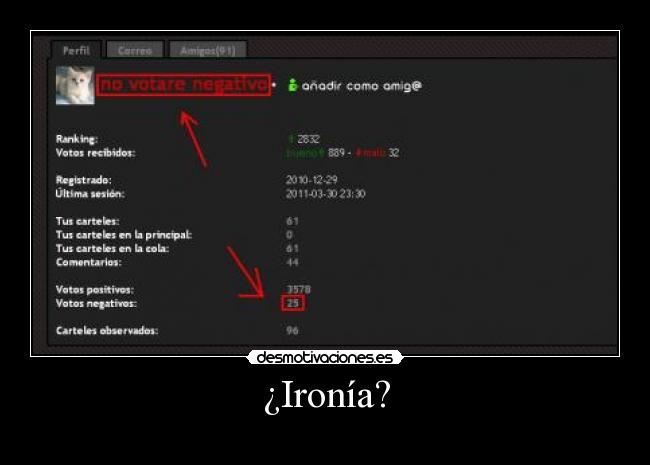 ¿Ironía? -