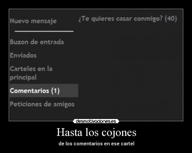 Hasta los cojones -
