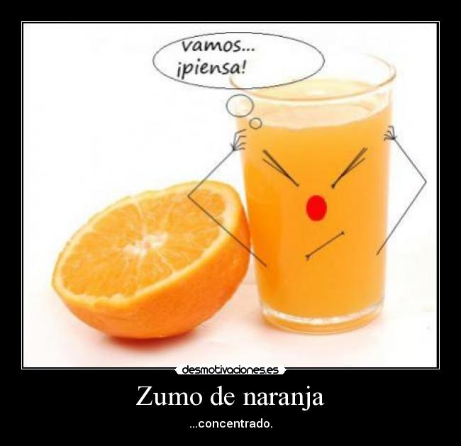 Zumo de naranja -