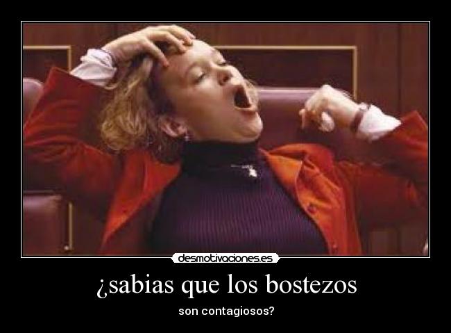 ¿sabias que los bostezos -