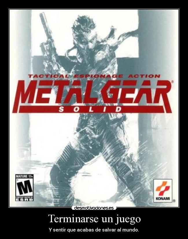 Terminarse un juego - 