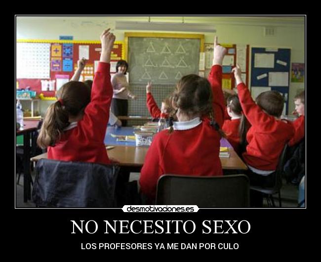 NO NECESITO SEXO - 