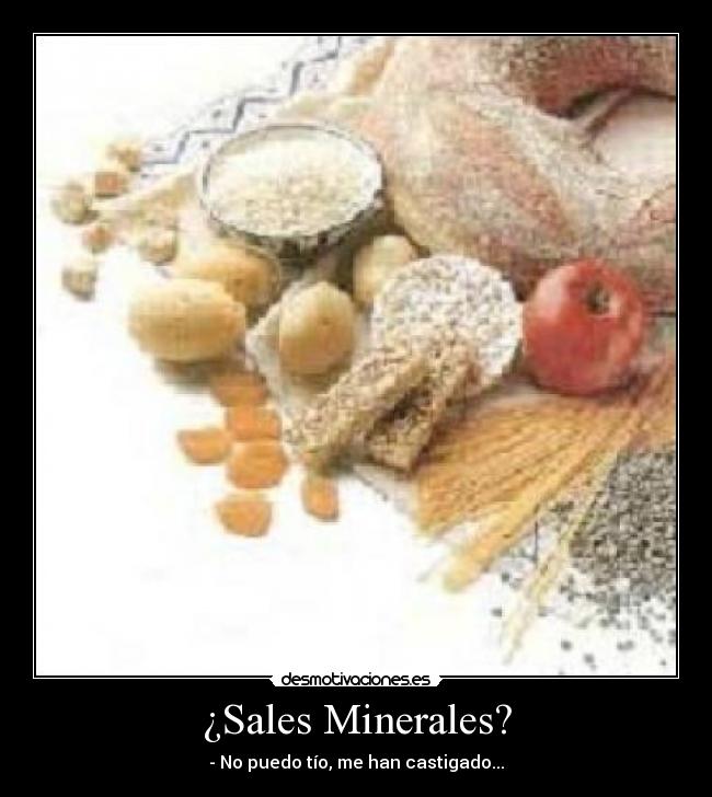 ¿Sales Minerales? - 