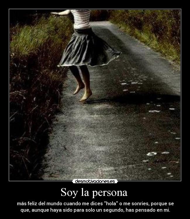 Soy la persona -