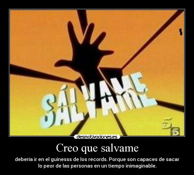 Creo que salvame - 