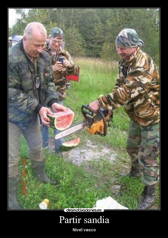 Partir sandia - 
