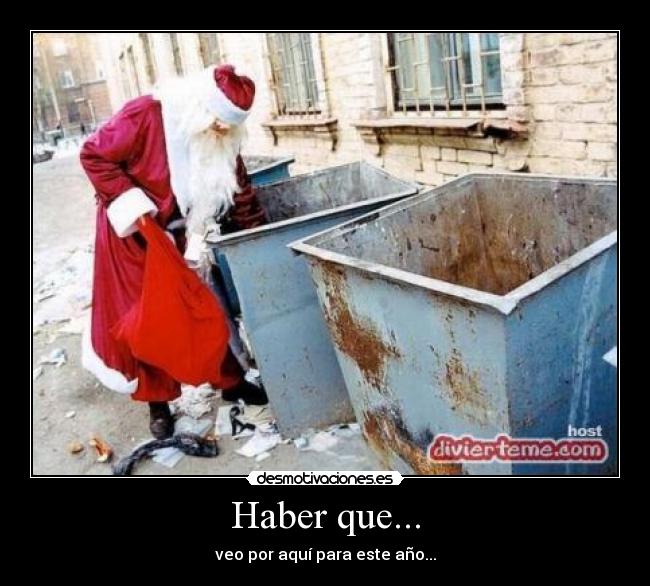 Haber que... - veo por aquí para este año...