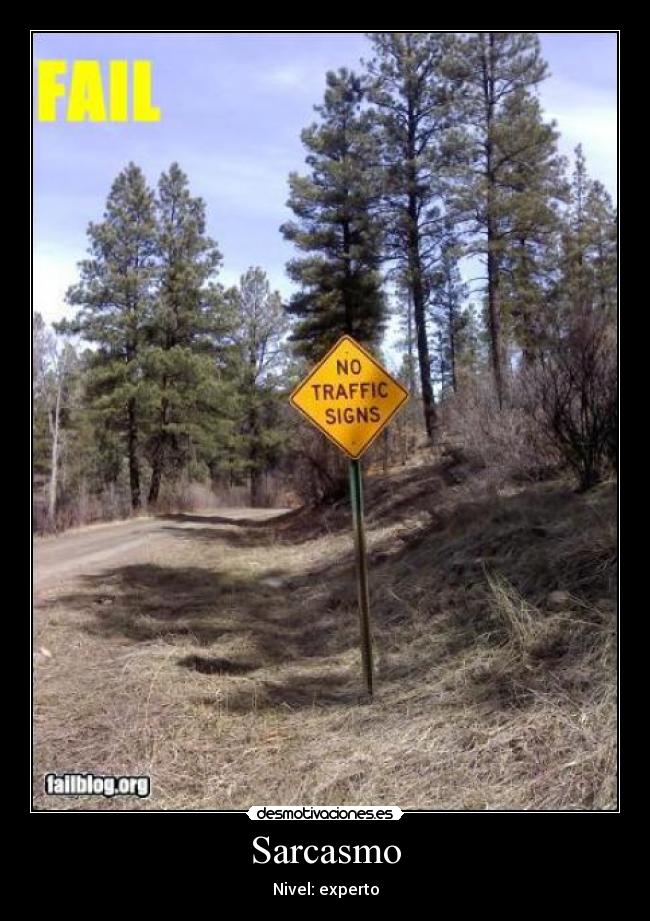 Sarcasmo - Nivel: experto