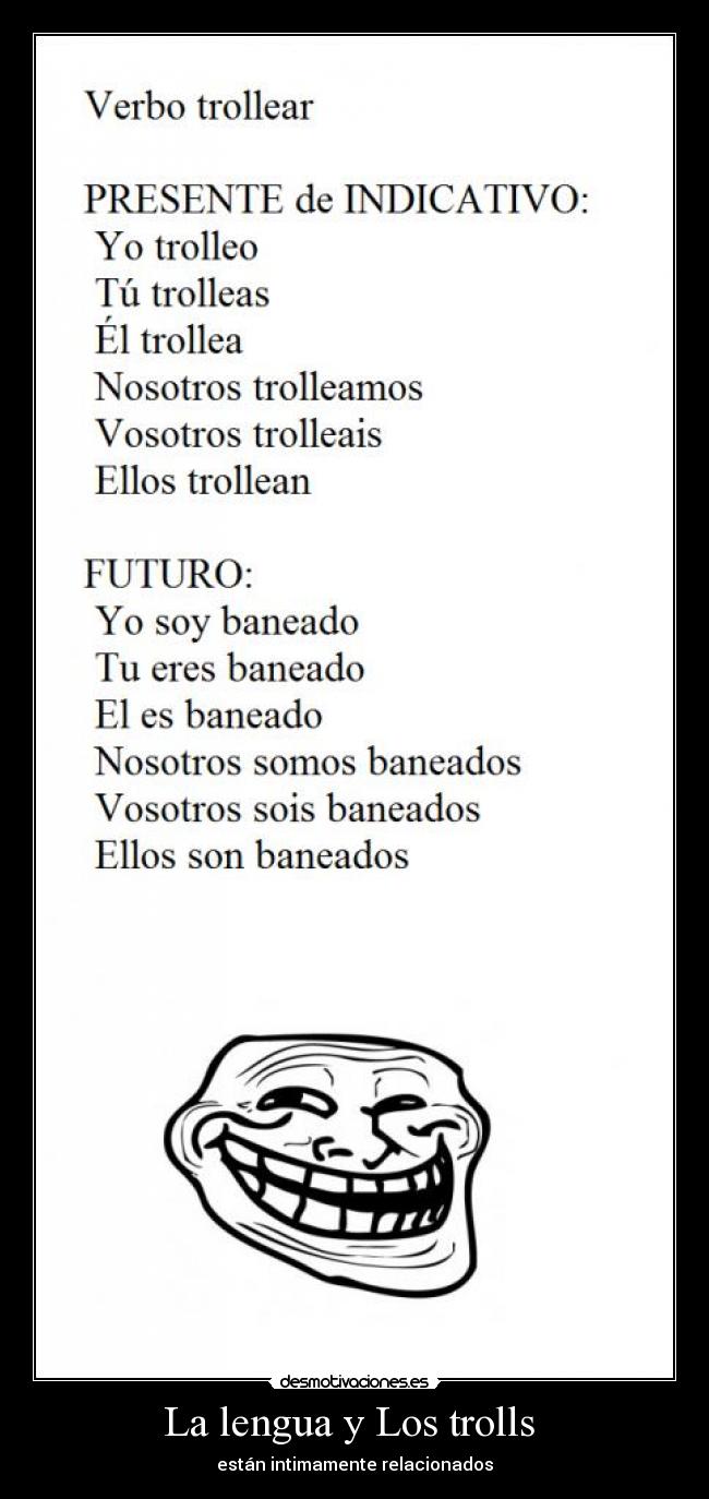 La lengua y Los trolls -